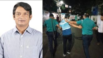 সাবেক চেয়ারম্যানকে ধরে পুলিশে দিল বৈষম্যবিরোধীরা